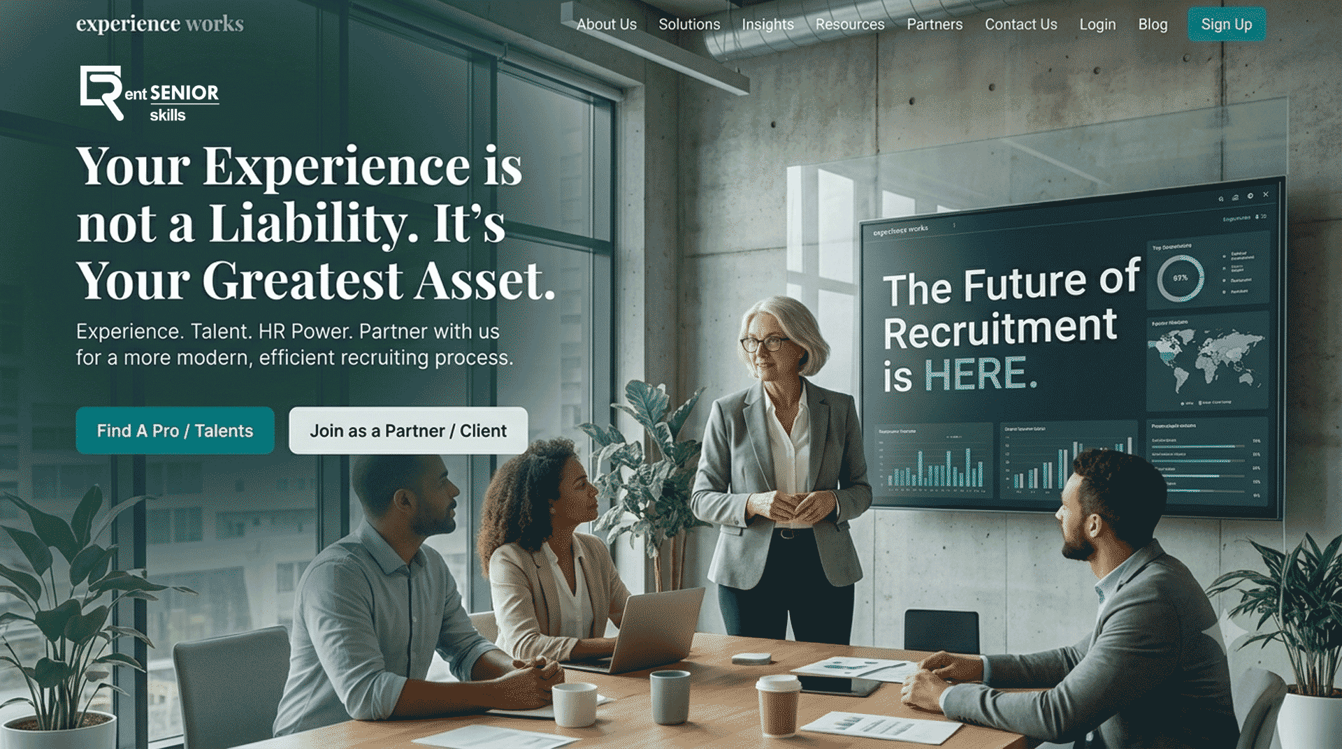 rentSENIORskills — Your Experience is not a Liability. It's Your Greatest Asset.